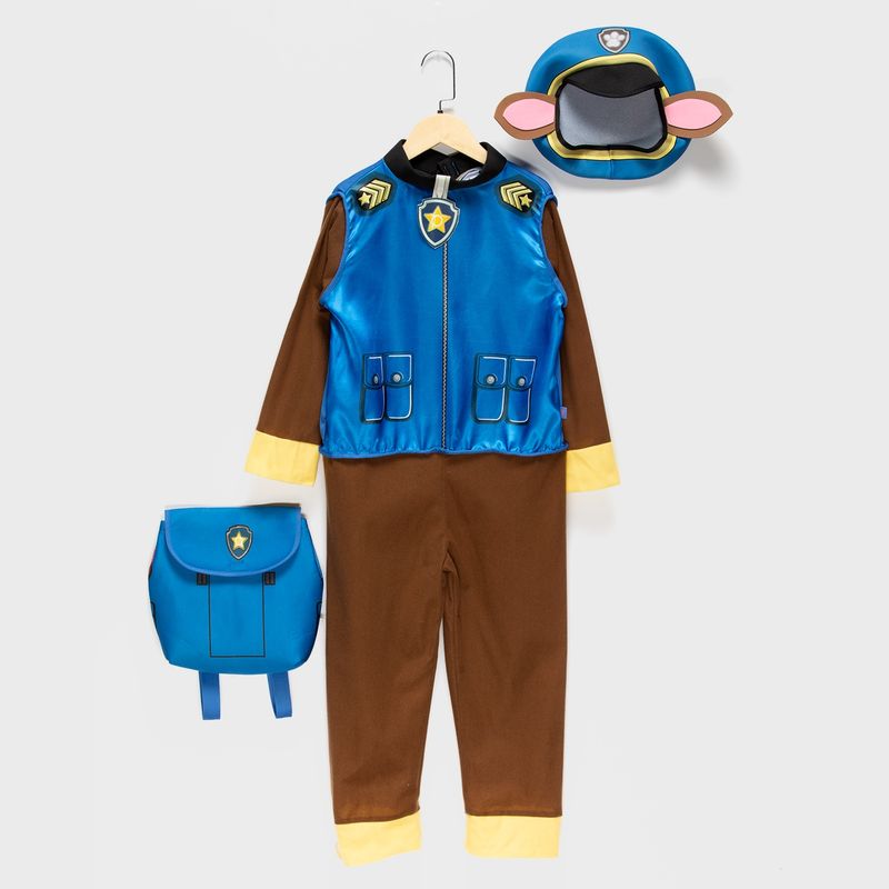 PAW PATROL - Disfraz Halloween Azul Chase Paw Patrol