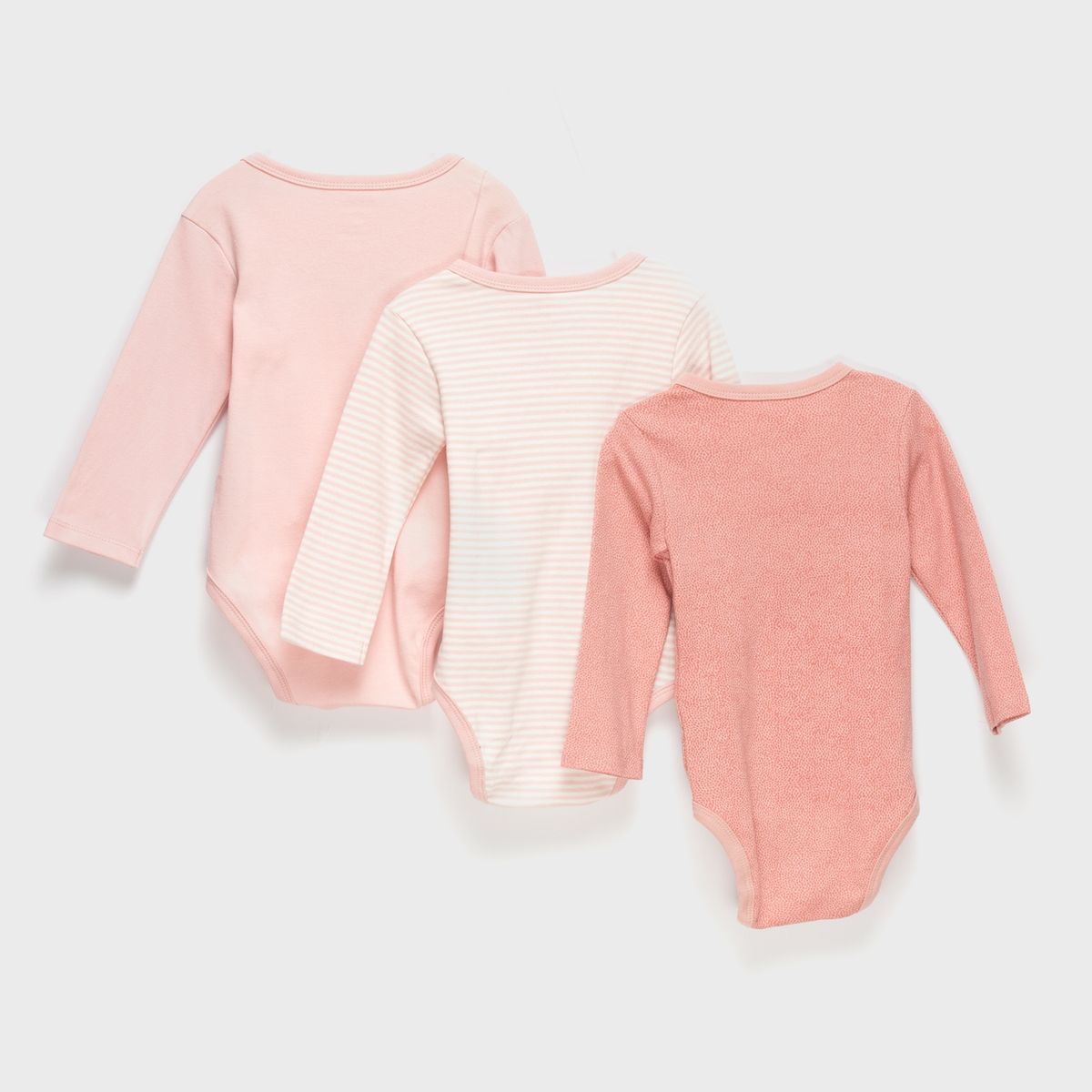 YAMP - Body Pack De 3 Unidades Algodón Bebé Niña