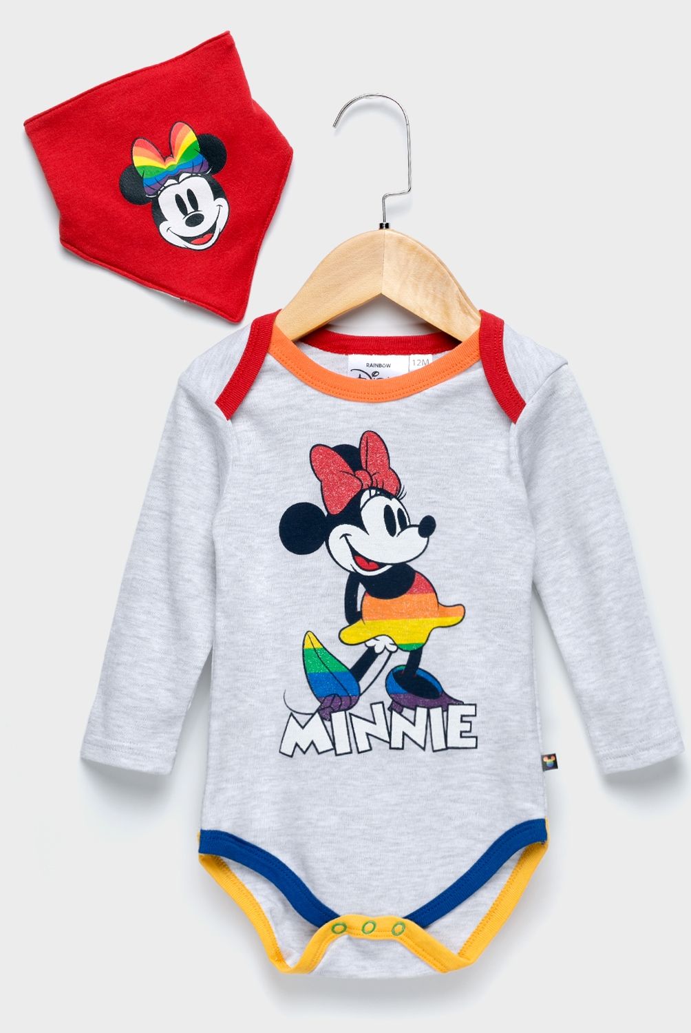 MINNIE - Body 2 Piezas Minnie Algodón Bebé Niña