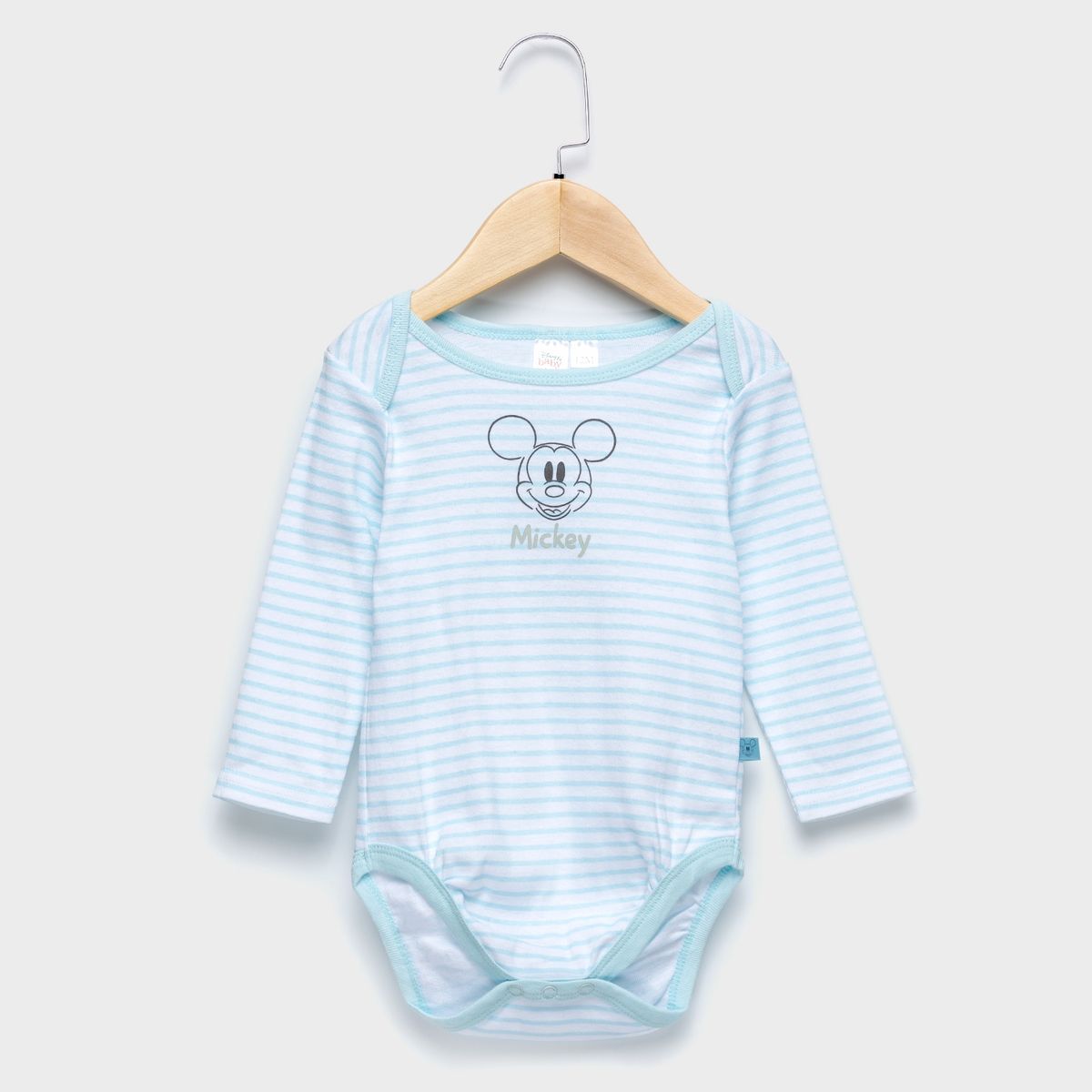 STD CHARACTERS - Conjunto Buzo 3 Piezas Polera + Body + Patitas Mickey Algodón Bebé Niño