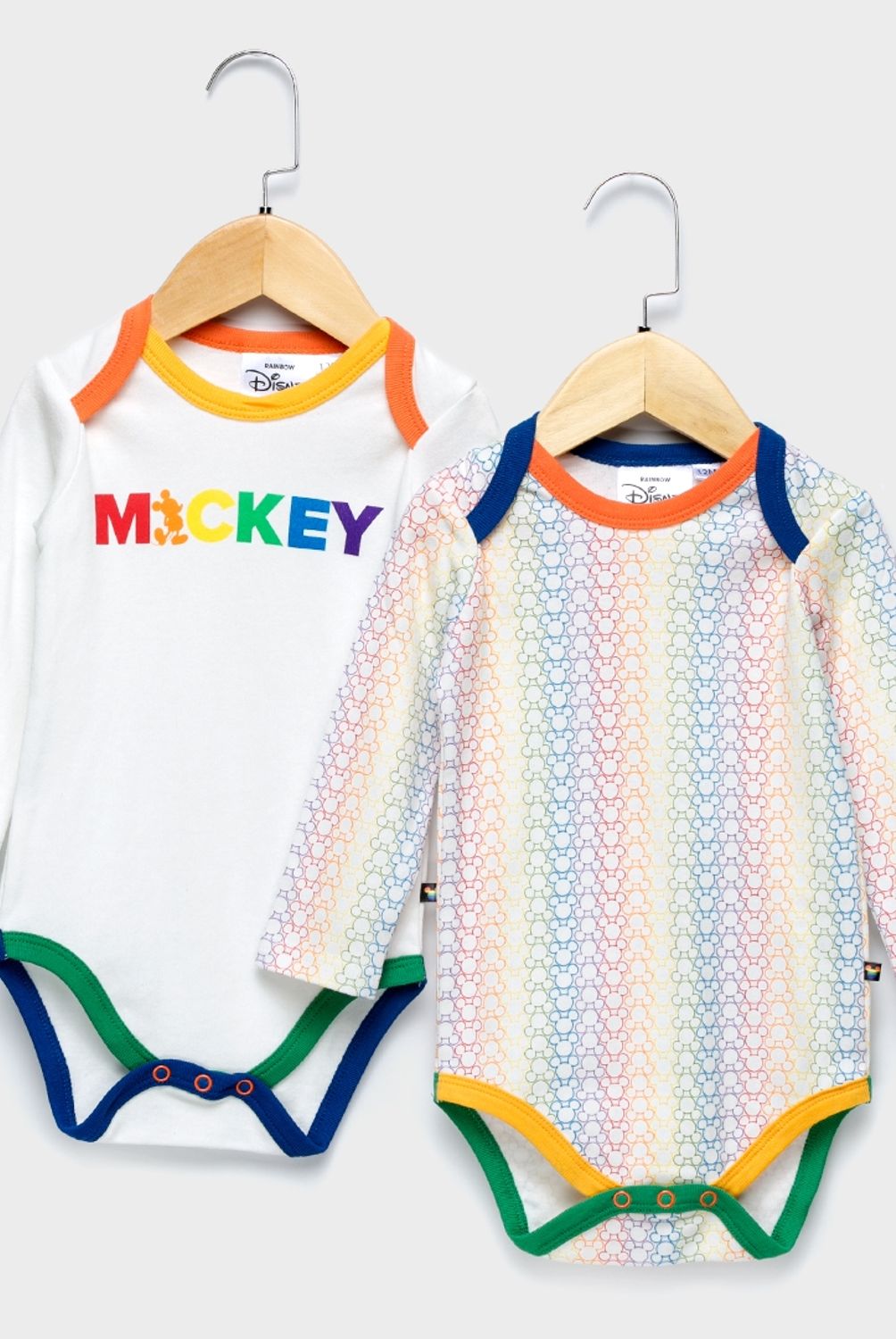 STD CHARACTERS - Body Pack De 2 Unidades Mickey Algodón Bebé Niño
