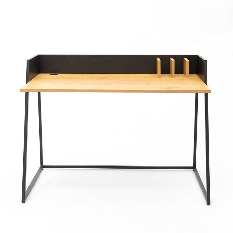 MICA - Escritorio Mica Kennet De Metal Y Madera 120 Cm