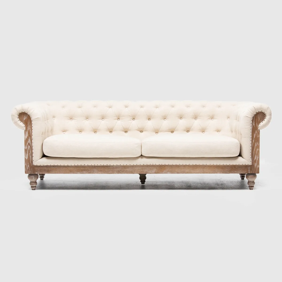 BASEMENT HOME - Sofá 3 Cuerpos Dolores Beige Basement Home