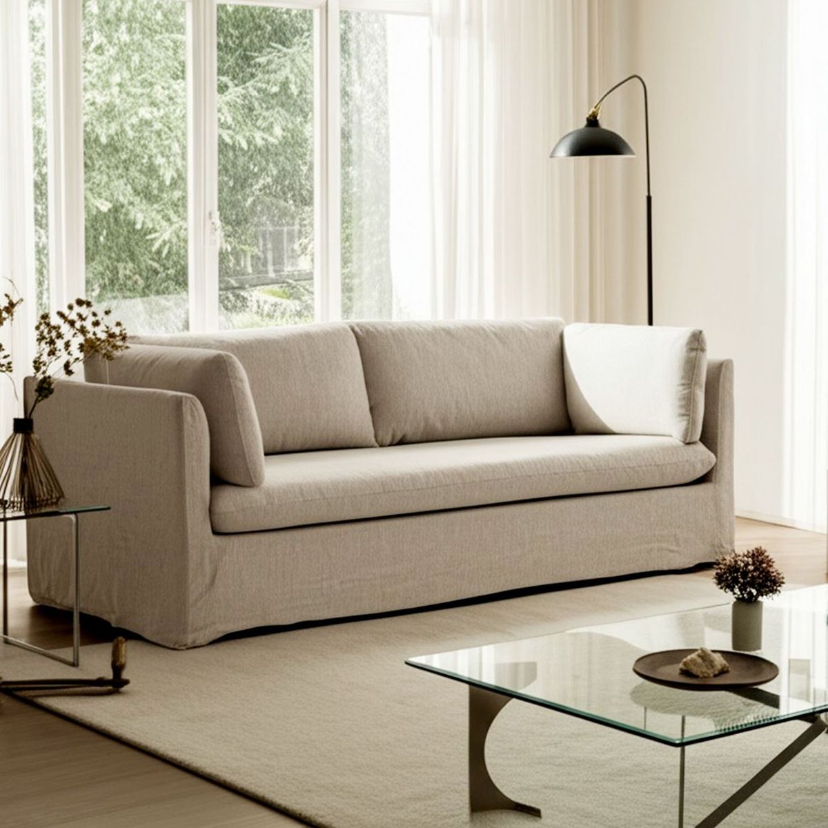 BASEMENT HOME - Sofá Cama Clara 3 Cuerpos Basement Home