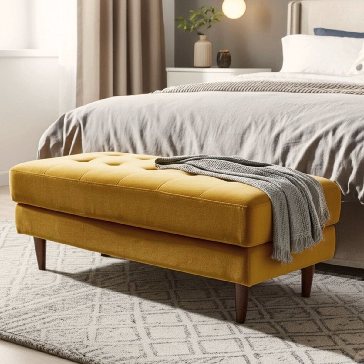 BASEMENT HOME - Banqueta Connery Velvet