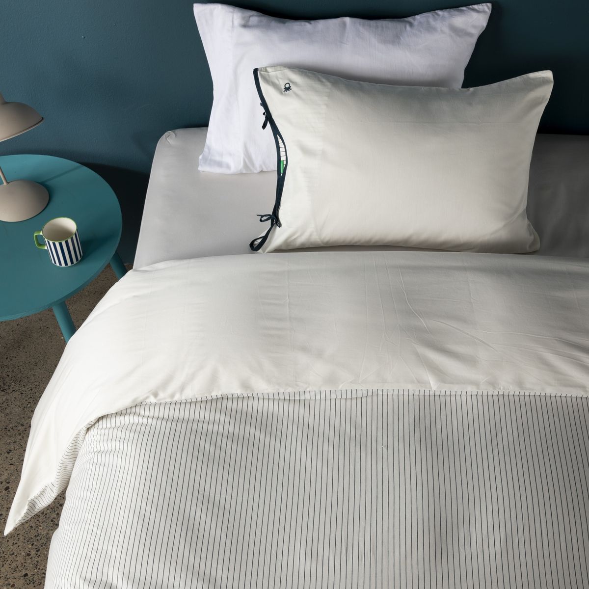 BENETTON - Funda De Plumón Bianca 100% Algodón 200 Hilos Benetton