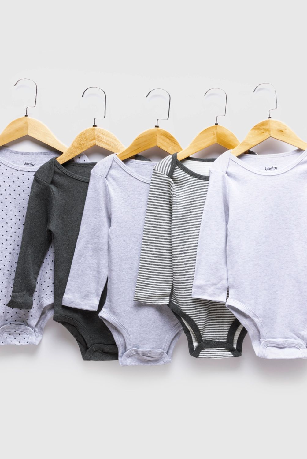 YAMP - Body Pack De 5 Unidades Algodón Bebé Niño
