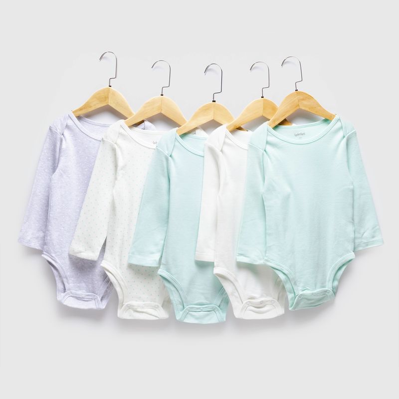YAMP - Body Pack De 5 Unidades Algodón Bebé Niña