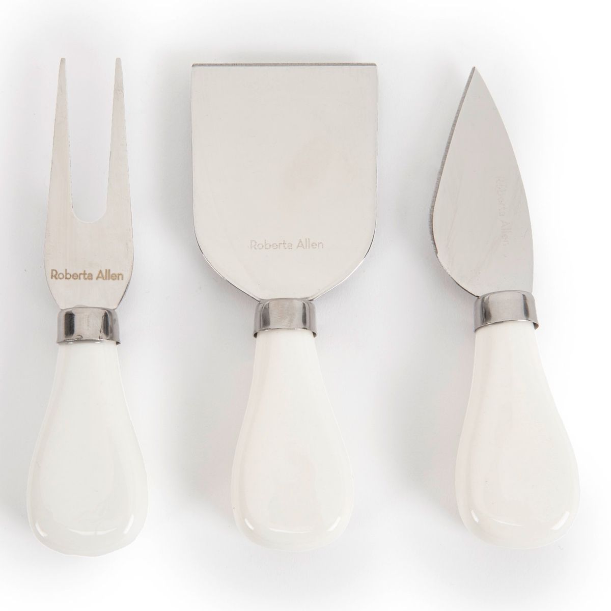 ROBERTA ALLEN - Set de Cuchillos para Untar Roberta Allen Toscana 3 Unidades Blancos