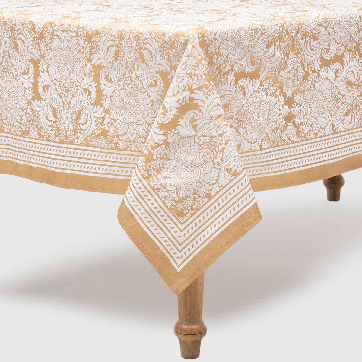 BASEMENT HOME - Mantel Navidad Paisley Gold Basement Home