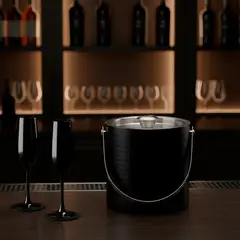 BASEMENT HOME - Hielera Con Tapa Negra Safari Bar