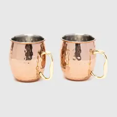 BASEMENT HOME - Set 2 Mugs Vasos 600 Ml Moscow Mule Bar