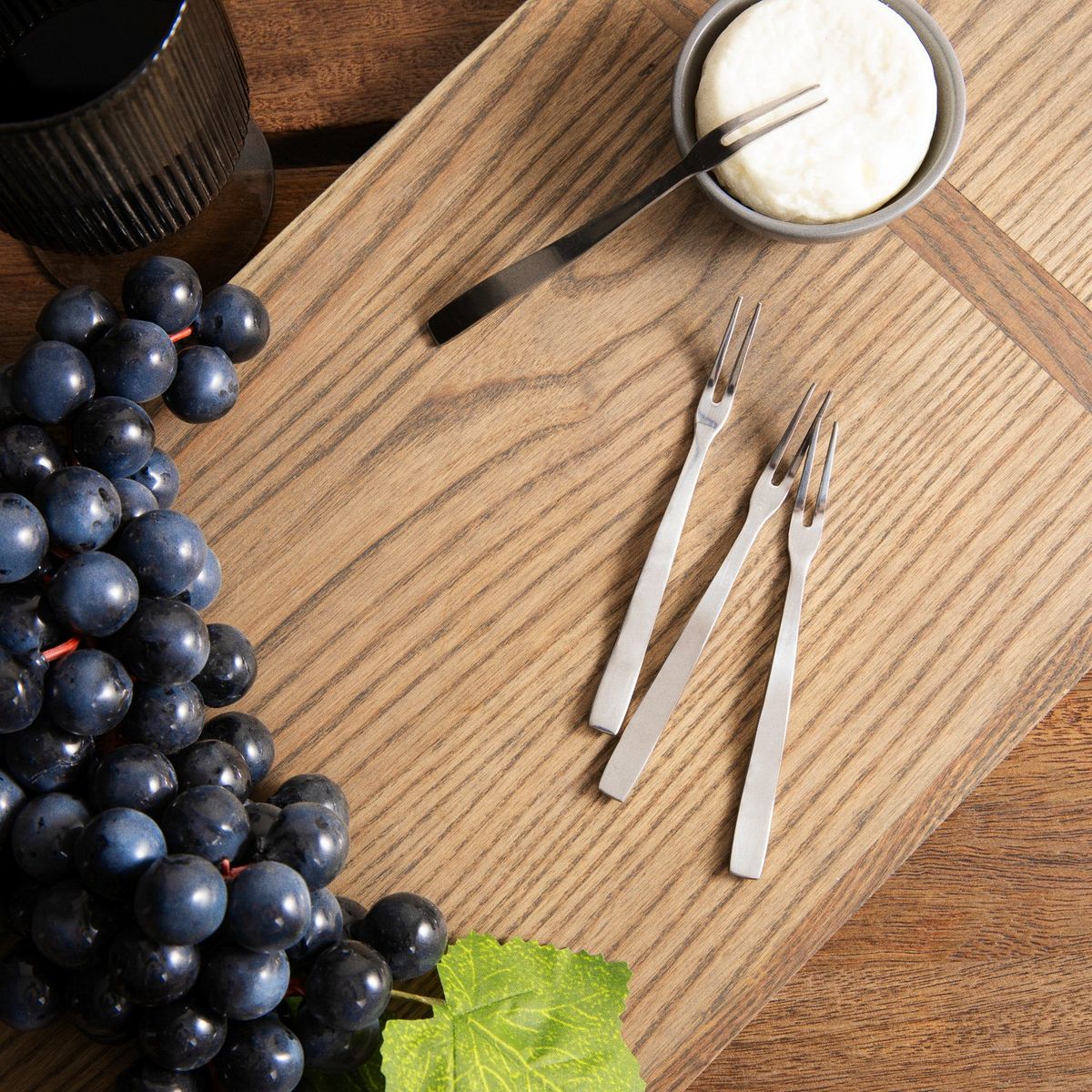 BASEMENT HOME - Set 6 Tenedores Fruta Basement Home Acero Inoxidable