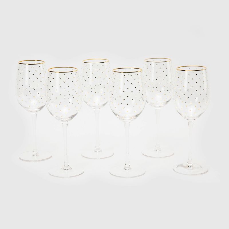 ROBERTA ALLEN - Roberta Allen Set X 6 Copas Vino Dots