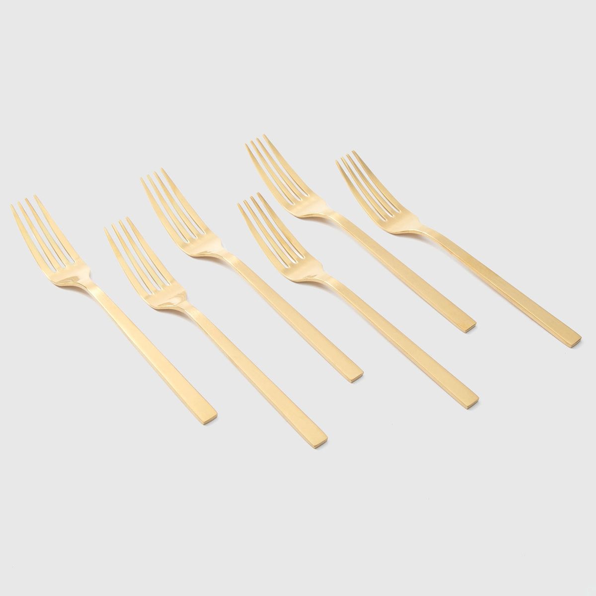 BASEMENT HOME - Set de 6 Tenedores Postre Dorado Basement Home