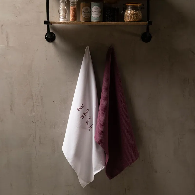 MICA - Set de 2 Paños de Cocina Estampados Mica