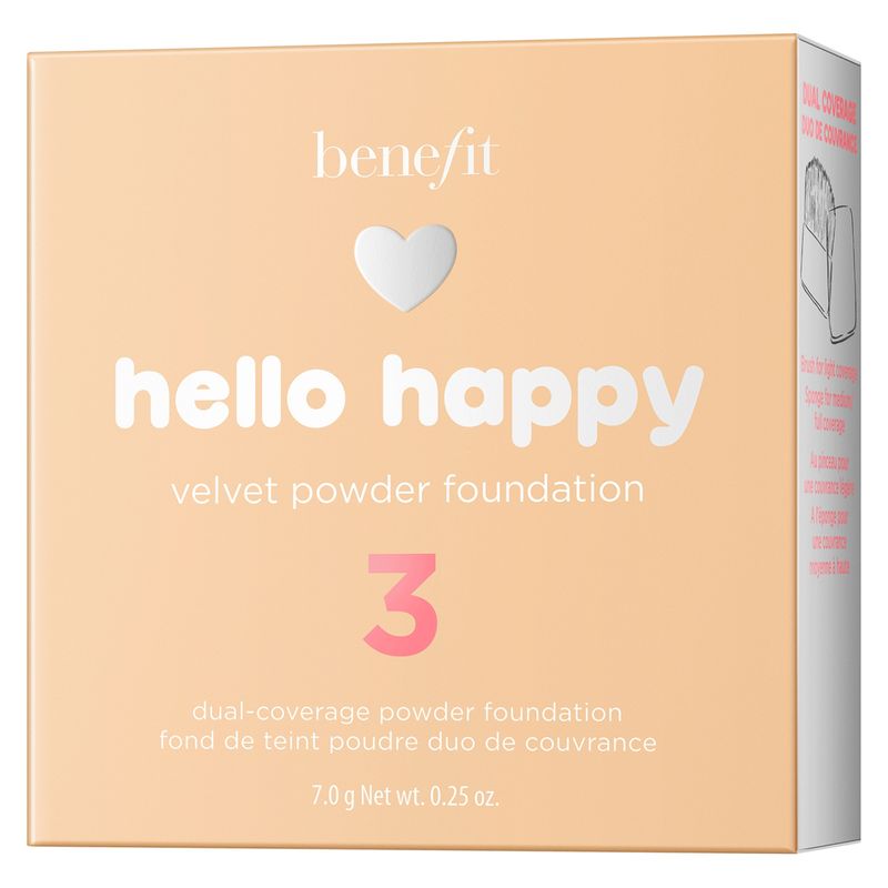 BENEFIT - Base de Maquillaje en Polvo Hello Happy Powder Tono 03 Benefit