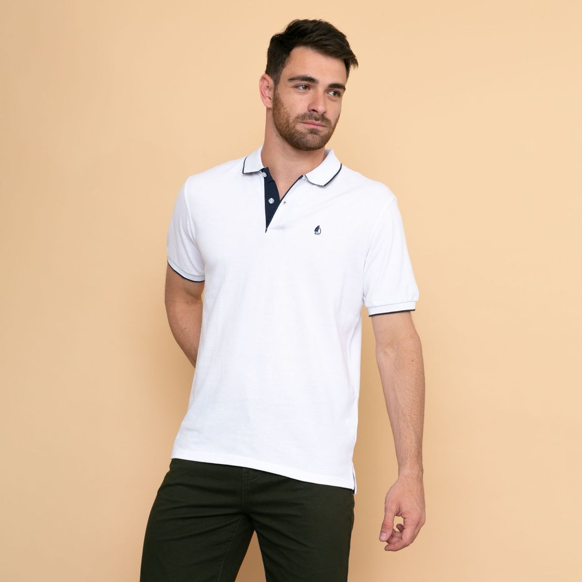 NEWPORT - Newport Polera Manga Corta Hombre
