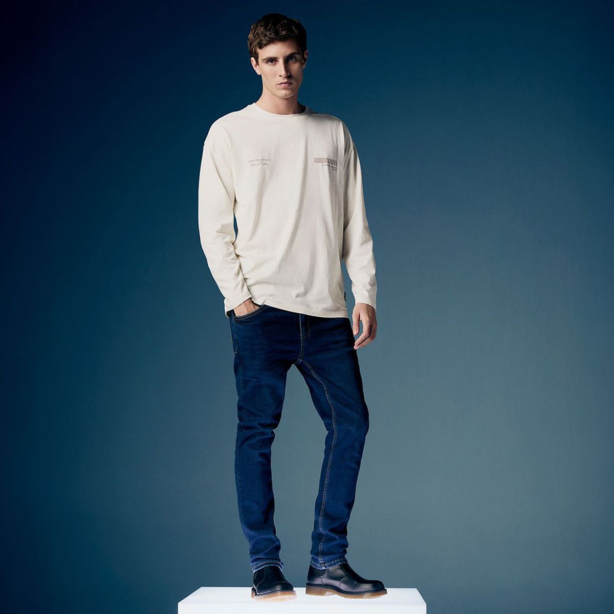 AMERICANINO - Jeans Skinny Hombre Americanino