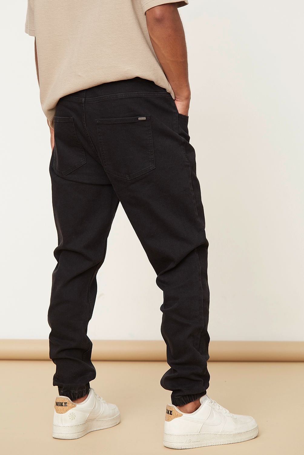 BEARCLIFF - Jeans Jogger Hombre Bearcliff Algodón Cintura Elástica