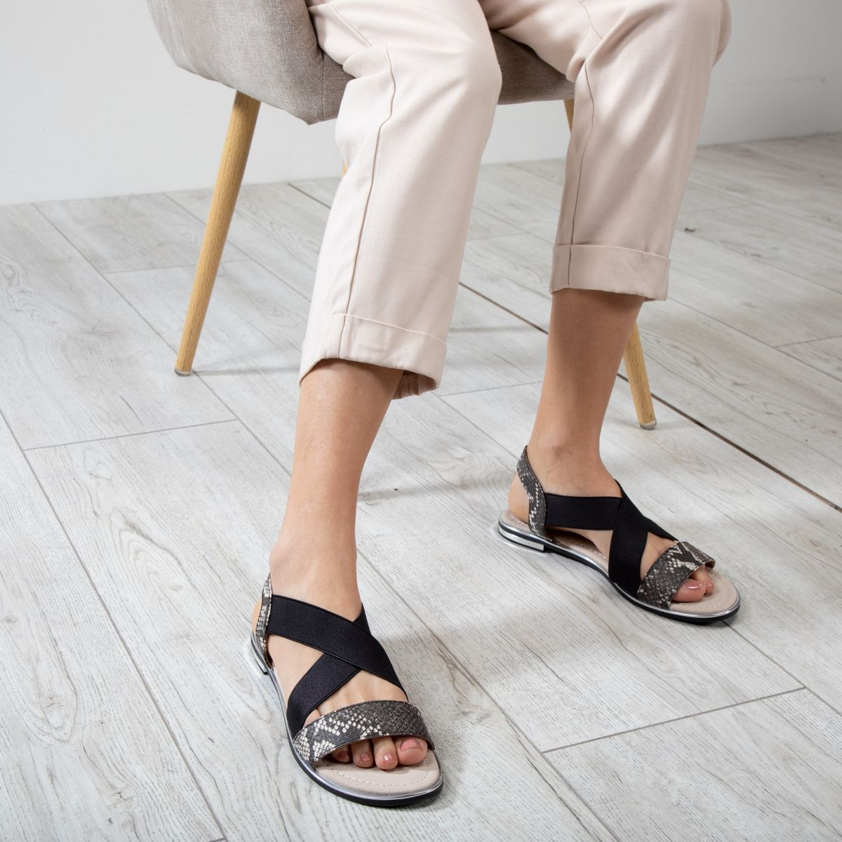 APOLOGY - Apology Sandalia Mujer Negro