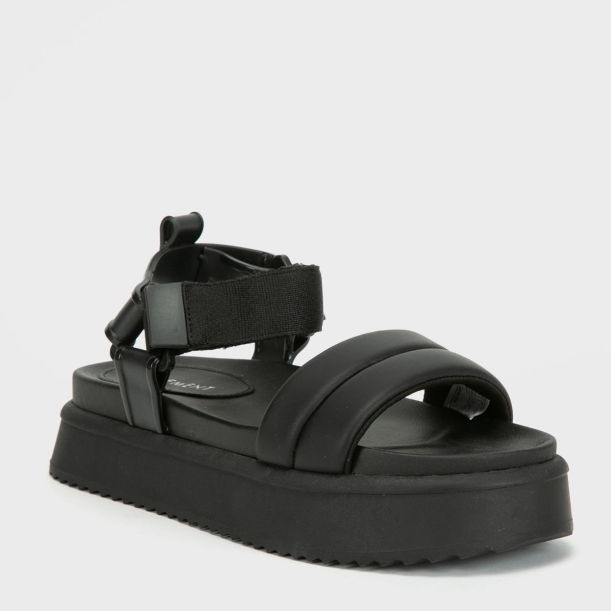 BASEMENT - Sandalia Mujer Negro