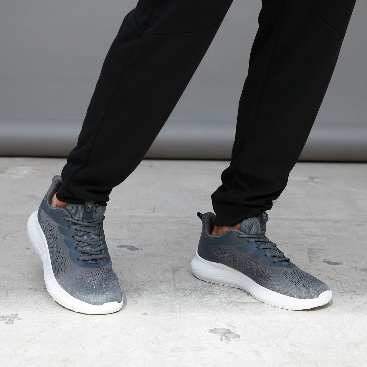 FRATTA - Zapatilla Running Hombre Gris Fratta