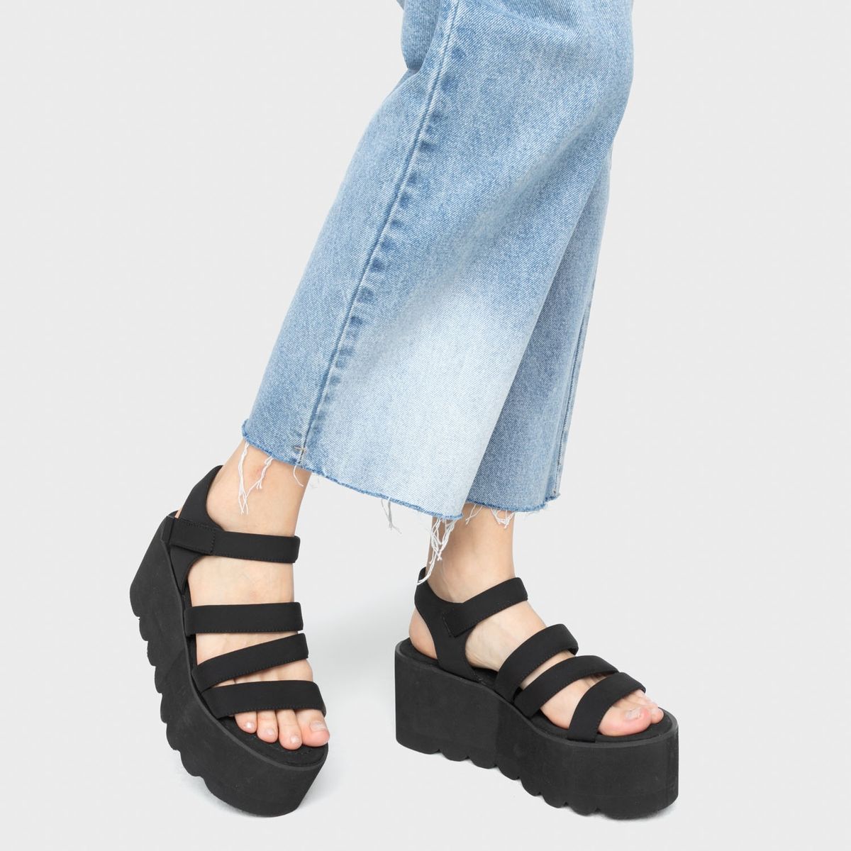 AMERICANINO - Sandalia Mujer Negro