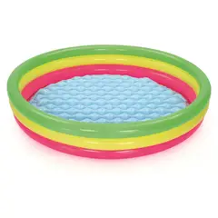 BESTWAY - Piscina Infantil 3 Aros Colores 1.52cmt X0,3 mt