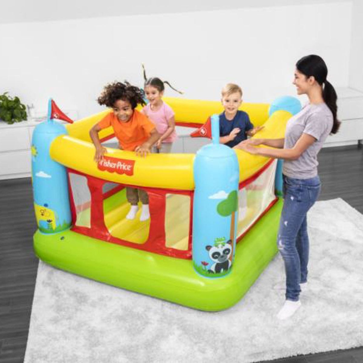 BESTWAY - Castillo Inflable Fisher Price 175X173X135 Cm Bestway