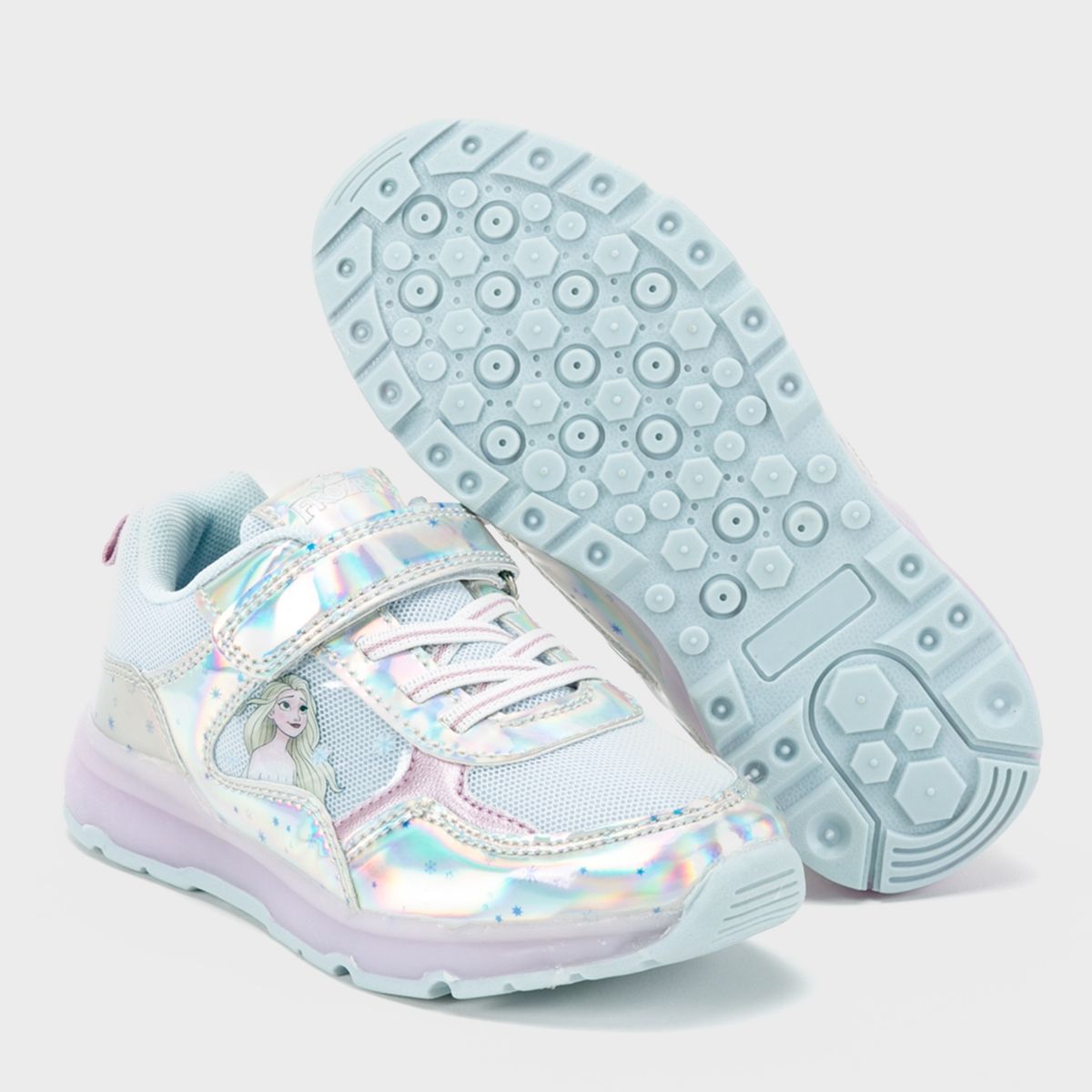 DISNEY - Frozen Zapatilla Niña Luces Celeste