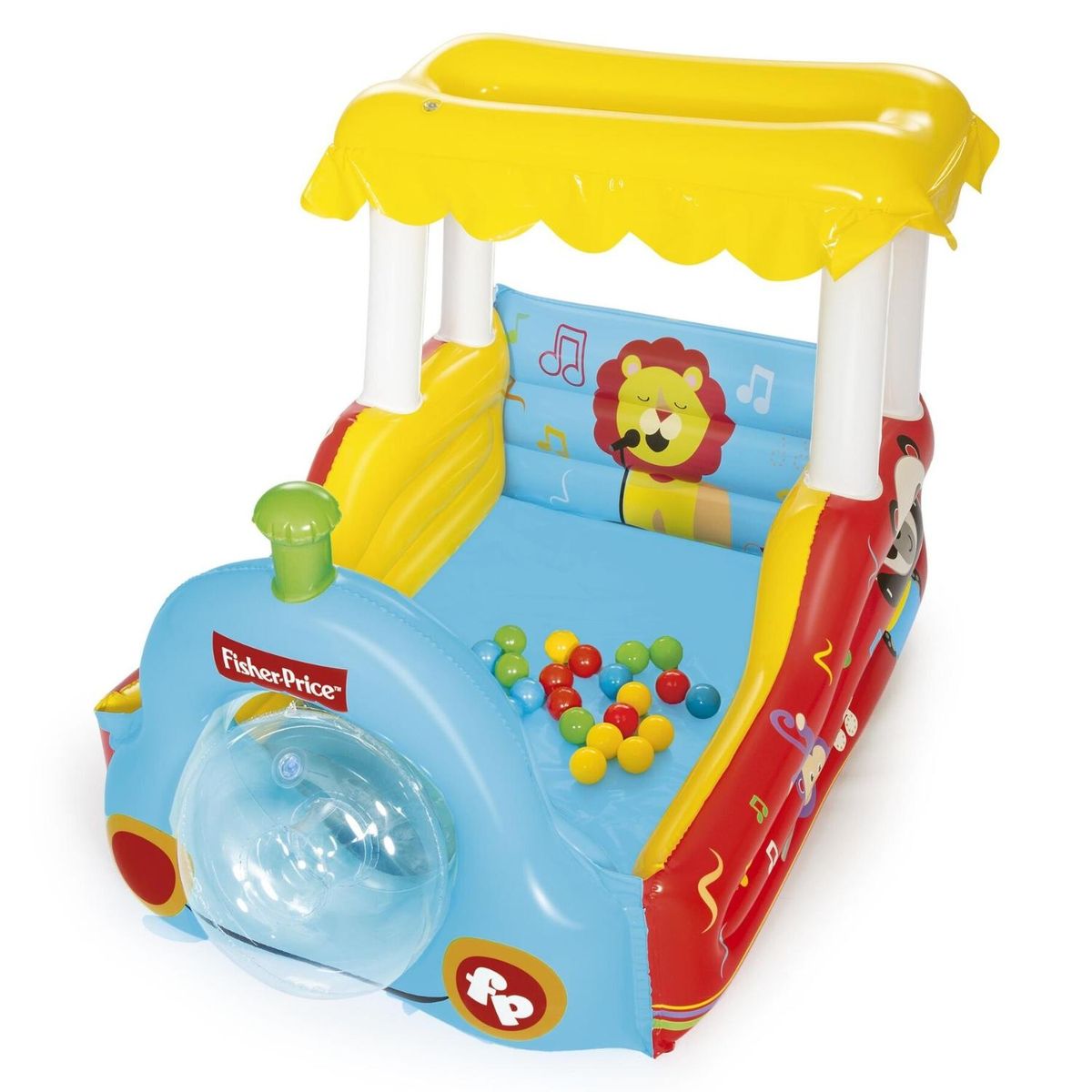 BESTWAY - Tren Inflable Con Pelotas Bestway