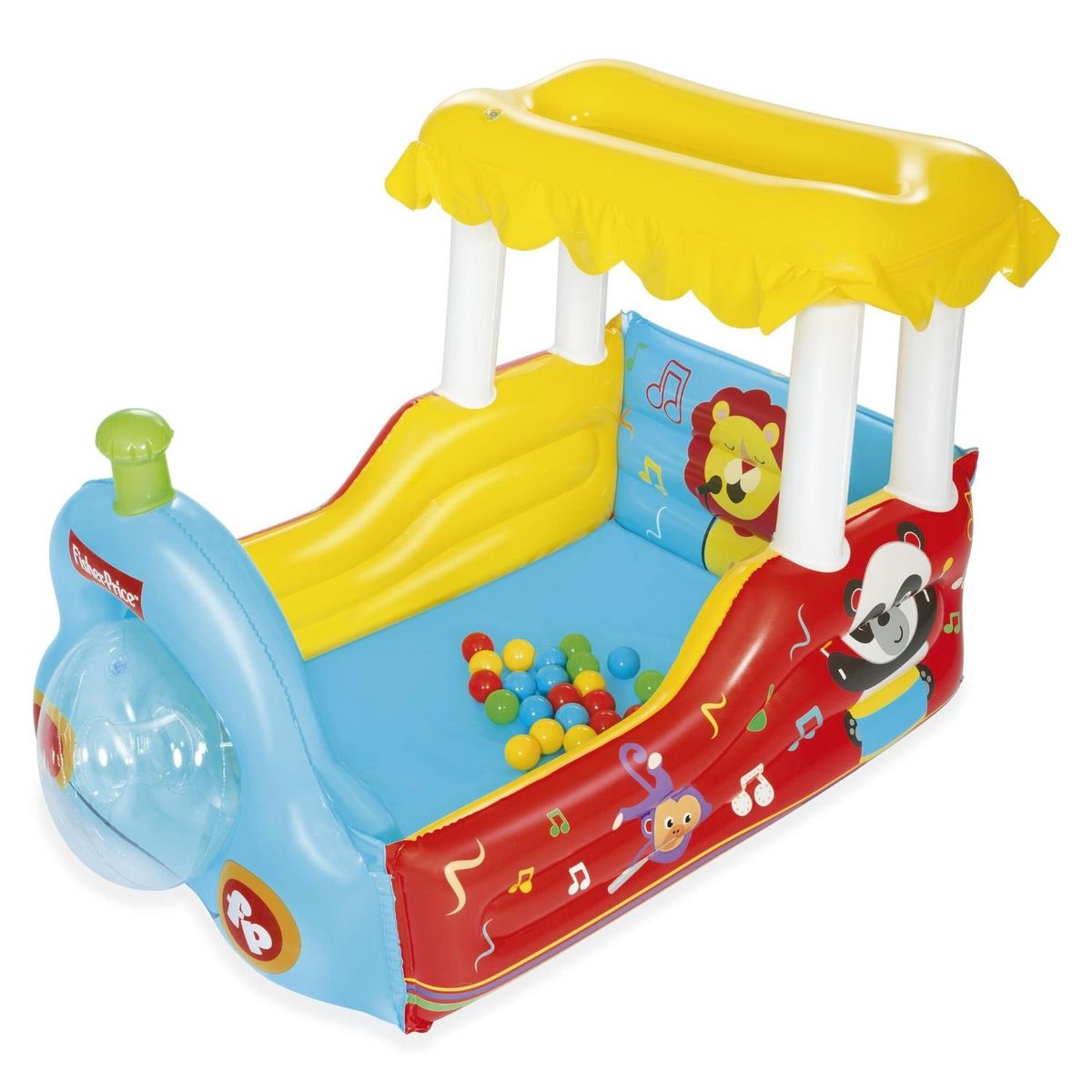 BESTWAY - Tren Inflable Con Pelotas Bestway