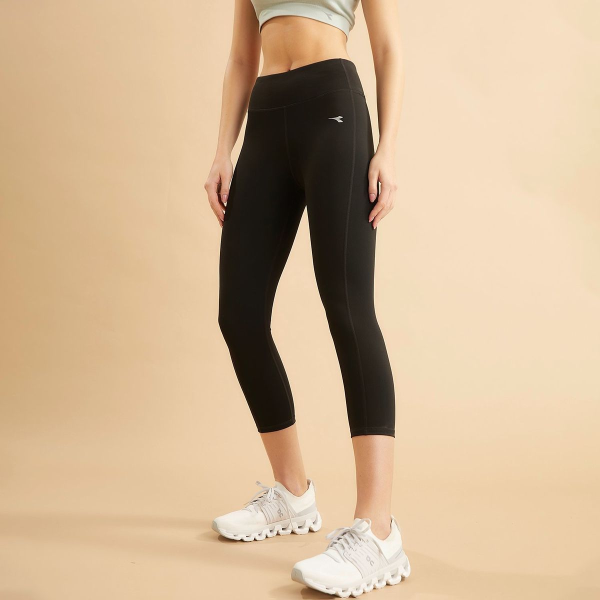 DIADORA - Calza Deportiva Tiro Medio Mujer Diadora