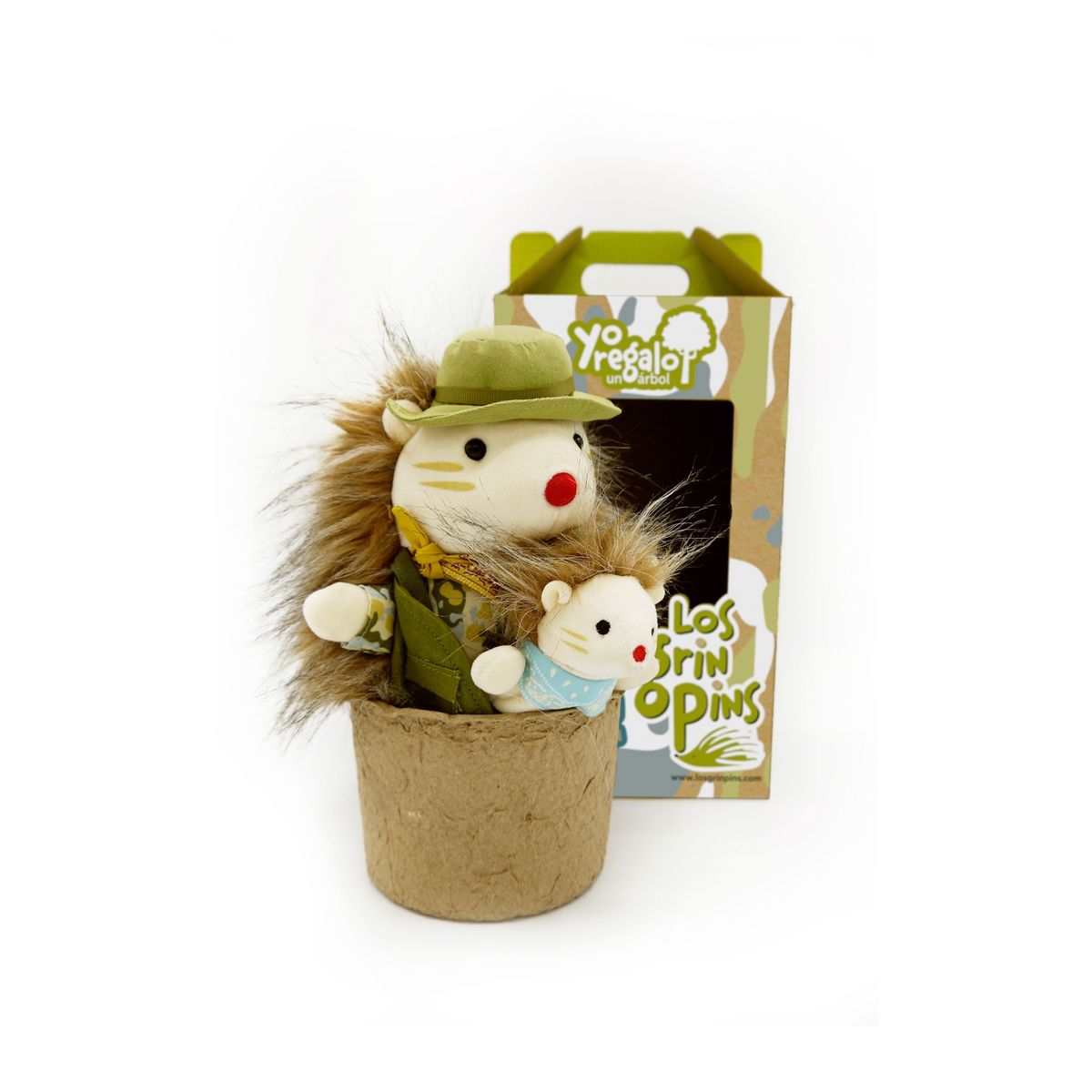 GRINPINS - Peluche Nicpin Y Alpin 20Cms