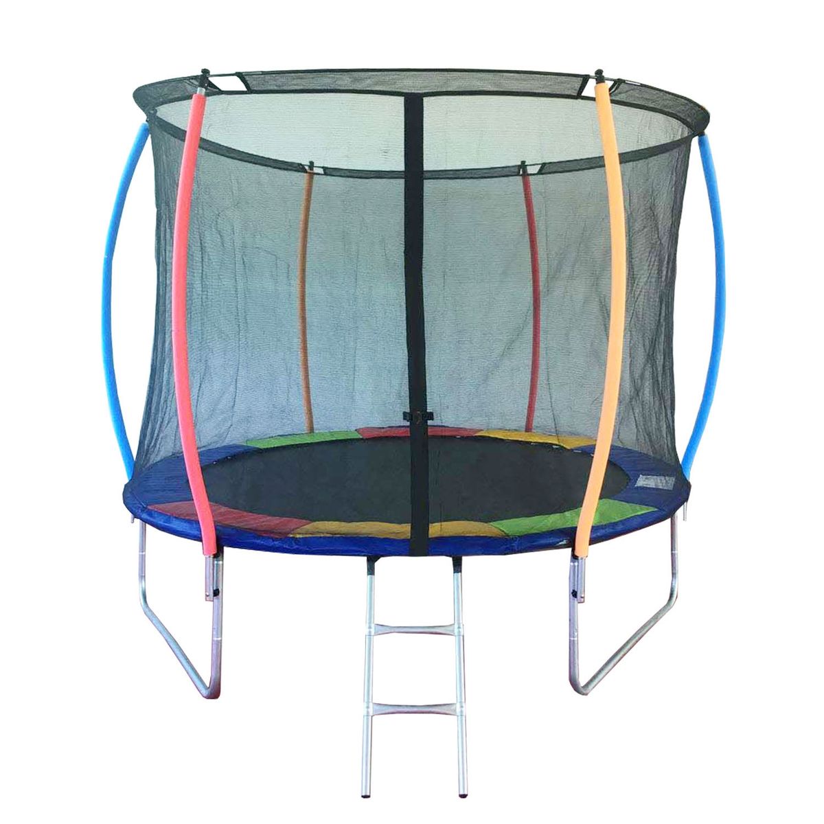 DO IT - Cama Elástica 2.44 Mts Multicolor + Malla De Protección Superior Do It