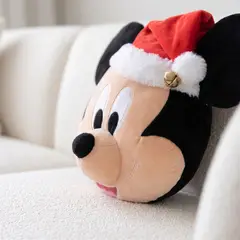 DISNEY - Cojín Mickey 50 cm Decorativo Adorno Navidad
