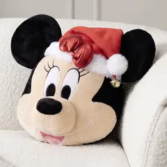 DISNEY - Cojín Minnie 50 cm Decorativo Adorno Navidad