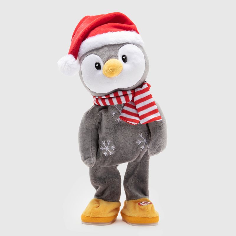 MICA - Adorno Navideño Peluche Pingüino Musical 33 Cm Mica