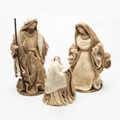 MICA - Pesebre Sagrada Familia Resina 32 Cm