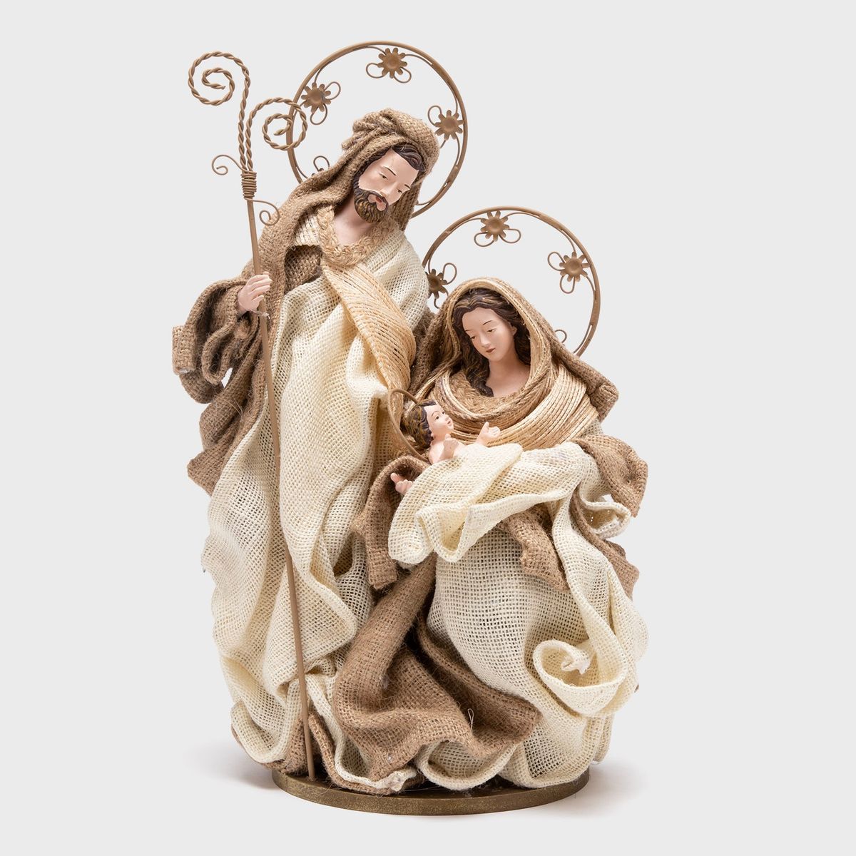 MICA - Adorno Pesebre Sagrada Familia 40 Cm Navidad Mica