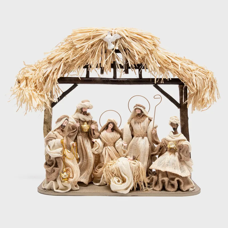 MICA - Pesebre Establo 60 Cm Resina Mica