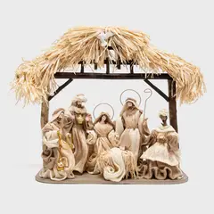 MICA - Pesebre Establo 60 Cm Resina
