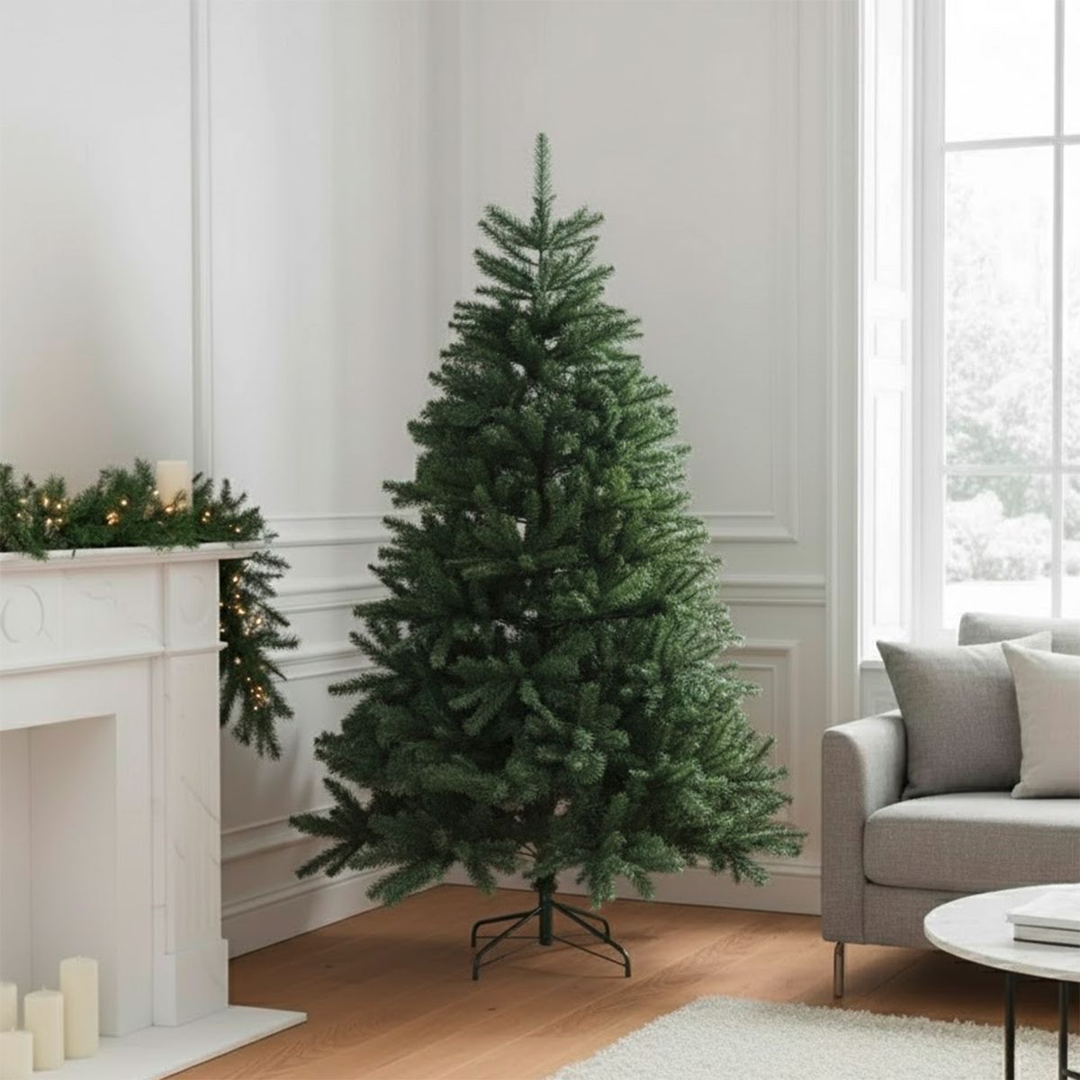 MICA - Árbol Navidad Pino Deluxe 1224 Ramas 210 Cm Mica