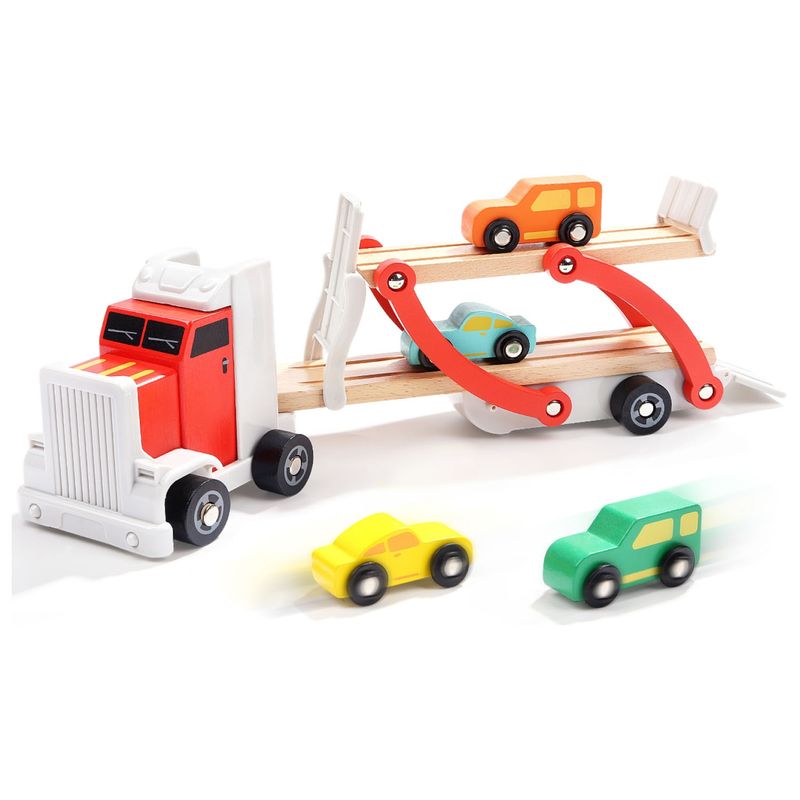 TOP BRIGHT - Juguete De Madera Camión De Transporte Top Bright