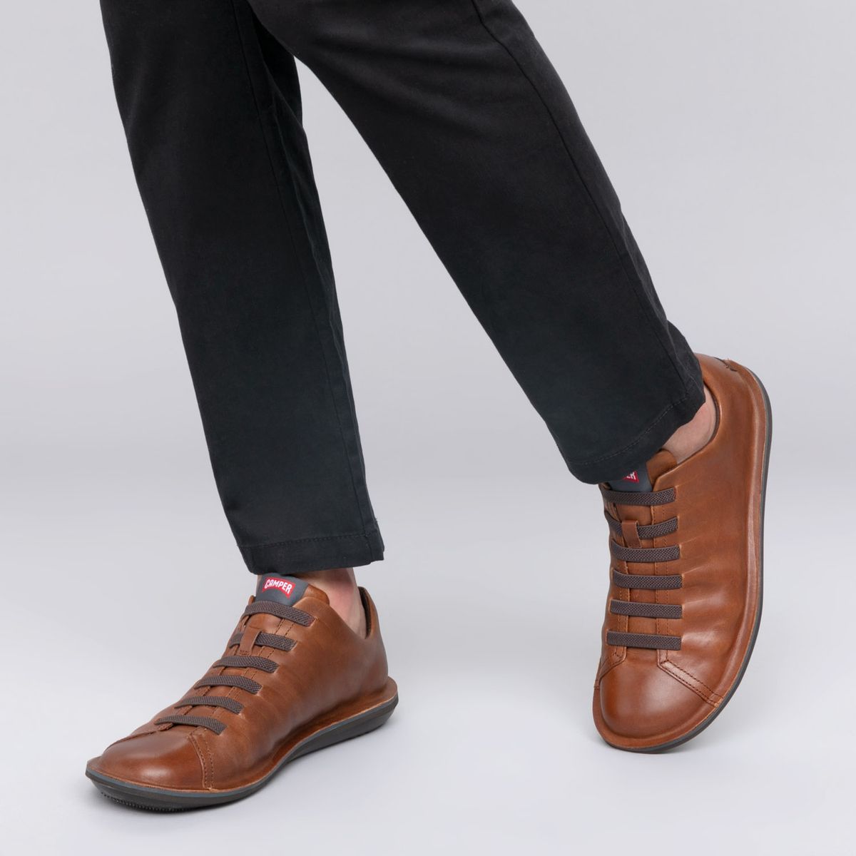 CAMPER - Zapato Hombre Beetle Café Cuero Camper