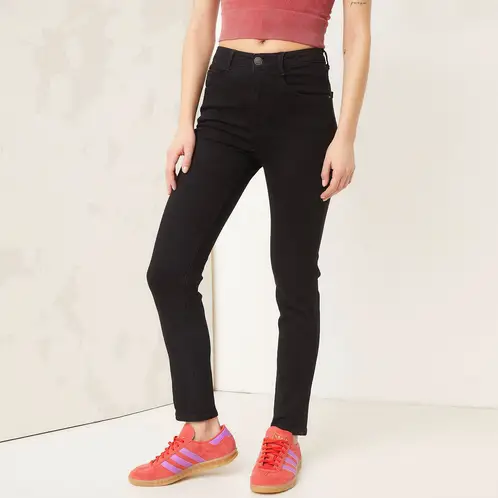 AMERICANINO - Jeans Tiro Alto Skinny Mujer