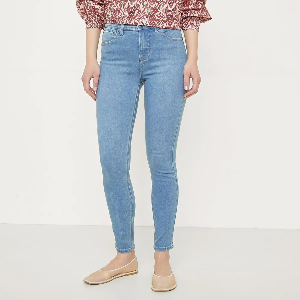 UNIVERSITY CLUB - Jeans Skinny Tiro Alto Mujer University Club