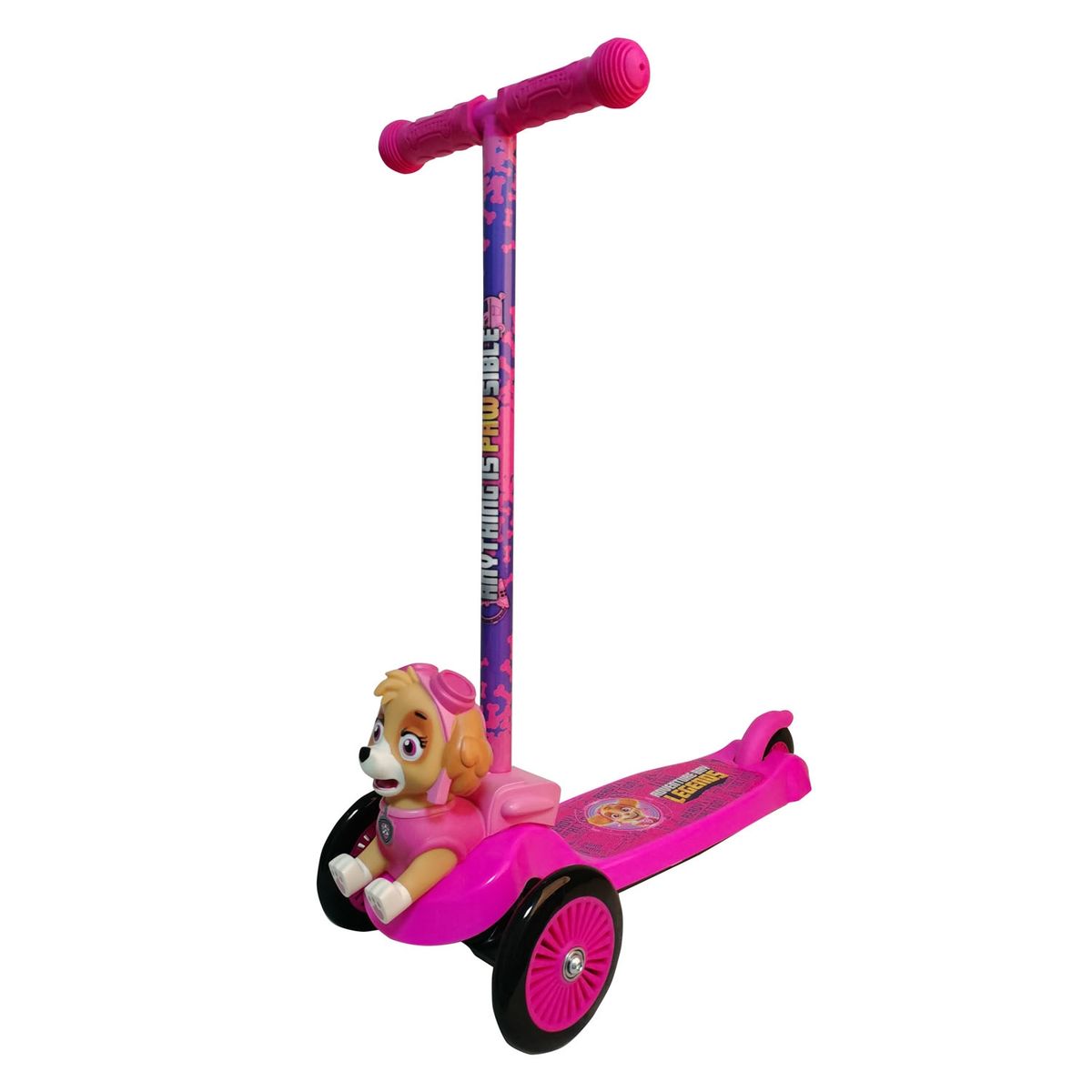 PAW PATROL - Scooter Paw Patrol Rosado Skye 3 Ruedas