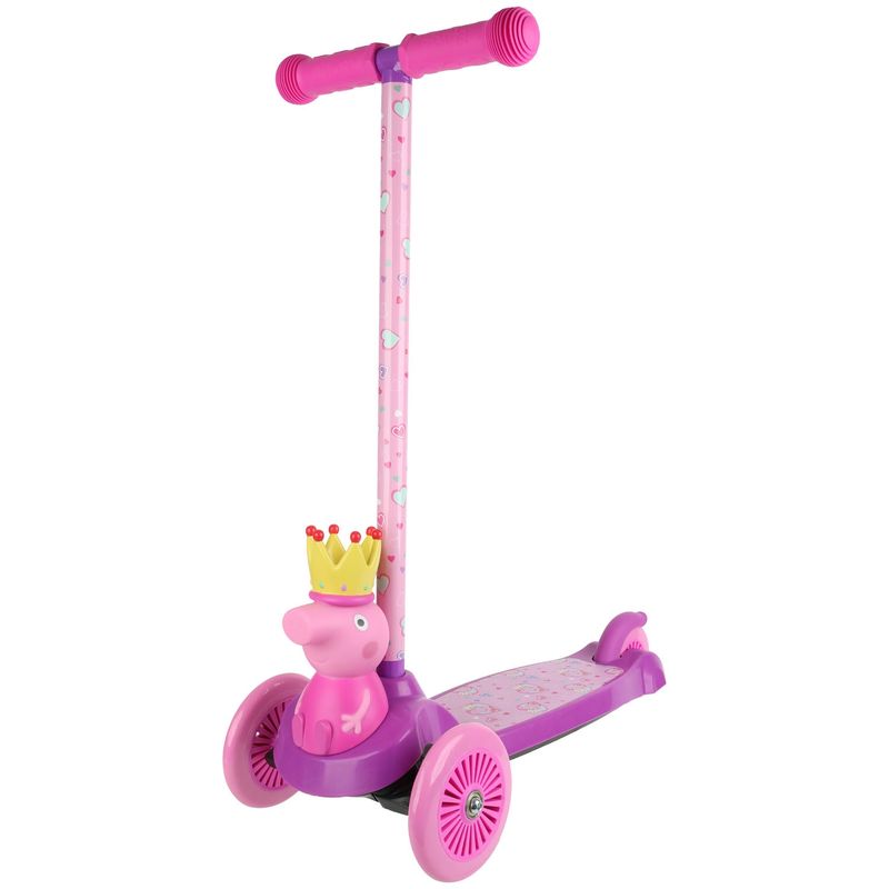 PEPPA PIG - Scooter Peppa Pig Rosado 3 Ruedas